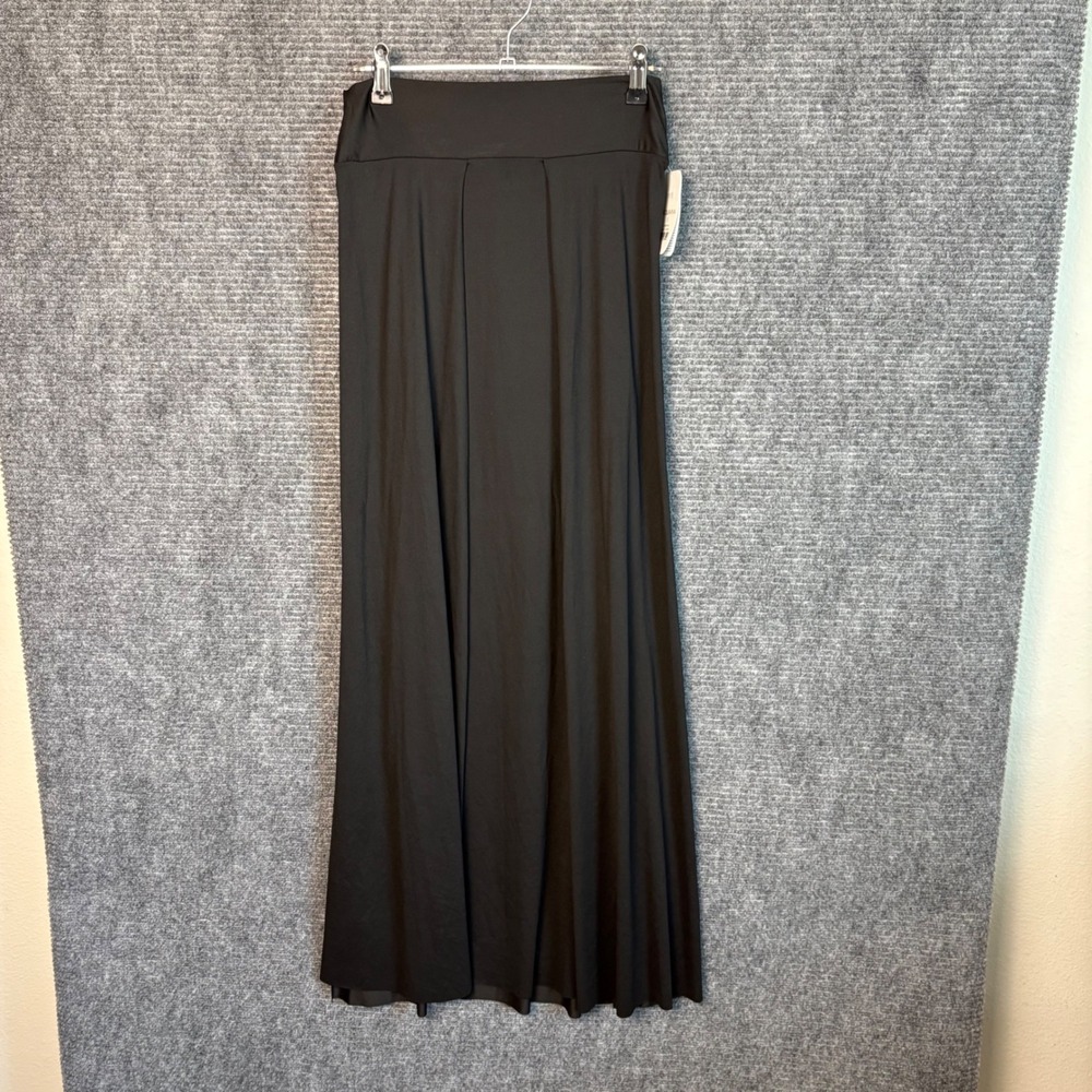 Mare Blu Acquaviva Black Maxi Skirt Womens S NWT Flowy Pull On Italy Resort